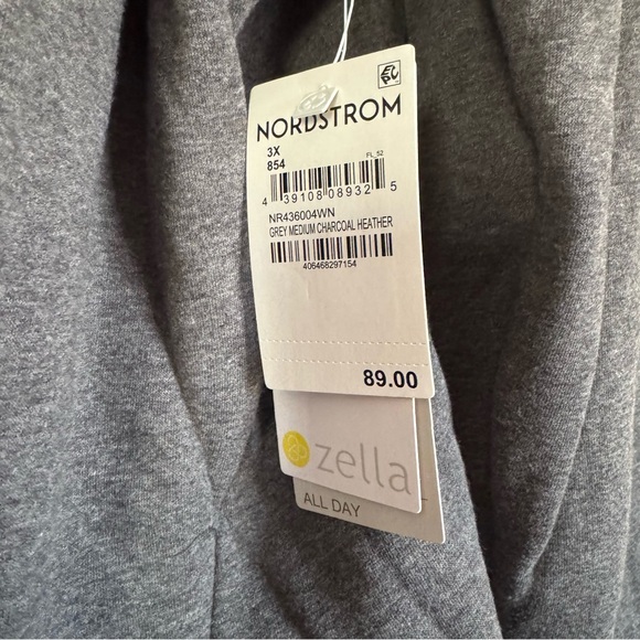NWT Zella Amazing Cozy Wrap Jacket charcoal heather 3X - Picture 6 of 12
